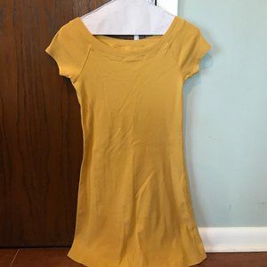 Mid-length Yellow Dress